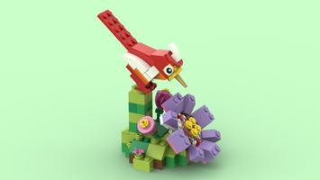 Набор LEGO MOC-159451 11029 Bird and flower