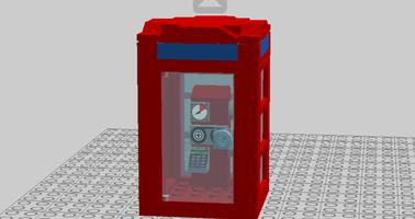 Набор LEGO MOC-160389 English phone booth