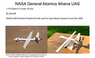 Набор LEGO DamoB^s NASA General Atomics Ikhana UAS