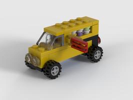 Набор LEGO MOC-161163 Yellow Bus - Sets 11018 & 10696