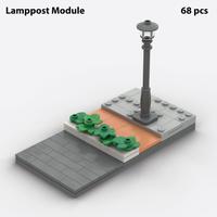 Набор LEGO MOC-161381 Modular Street: Lamppost Module