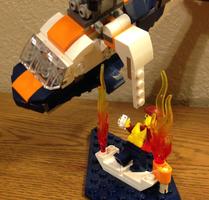 Набор LEGO MOC-161445 Rescue Copter mod
