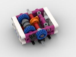Набор LEGO MOC-161553 Lego Technic Distribution Transmission with 4 Outputs