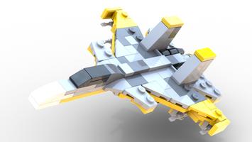 Набор LEGO MOC-162837 Sukhoi Su-37 Terminator -=Yellow=-