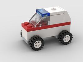 Набор LEGO MOC-163016 30510 - Ambulance Van