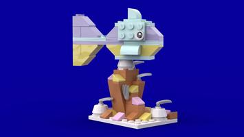 Набор LEGO MOC-163289 11028 Fish