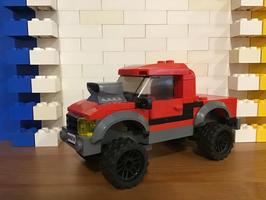 Набор LEGO MOC-163694 4x4 Red Minifig Truck