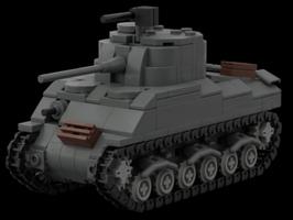 Набор LEGO MOC-164224 M4A3 SHERMAN (1/35 MINIFIG. SCALE TANK)