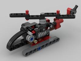 Набор LEGO MOC-164694 Helicopter with functioning rotor