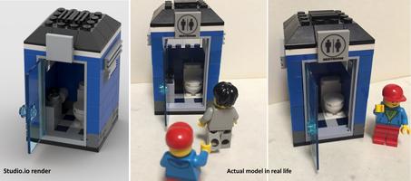 Набор LEGO MOC-165040 Normal City-themed Restroom