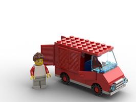 Набор LEGO MOC-165788 delivery truck
