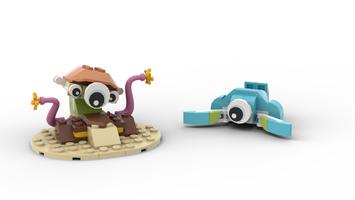 Набор LEGO MOC-166214 Snoop and Crab 31128 Alternate