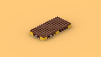 Набор LEGO Basic Brown MILS 8x16