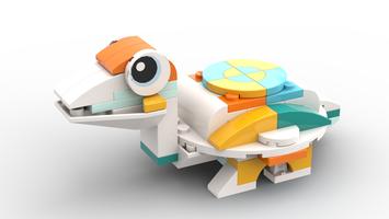 Набор LEGO MOC-166514 31140 Dino-turtle
