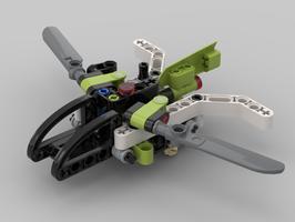 Набор LEGO MOC-166677 Variable wing jet