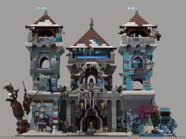 Набор LEGO MOC-166866 nostalgic castle 4. WINTER