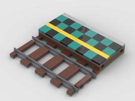 Набор LEGO MOC-166955 train station (modular)