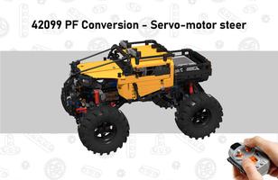 Набор LEGO MOC-168188 42099 PF Conversion (Servo-motor steer)