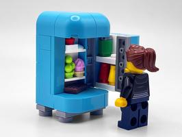 Набор LEGO MOC-168393 Mid-Century Refrigerator