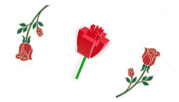 Набор LEGO ROSE 2024 year