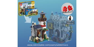 Набор LEGO MOC-168965 Stormwatch Isle - Old Lighthouse