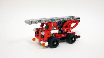 Набор LEGO MOC-22969 Fire Ladder Truck based on 42088 set