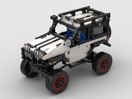 Набор LEGO MOC-24142 4x4 Trophy Jeep RC