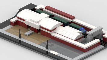 Набор LEGO MOC-24151 tiny station little town