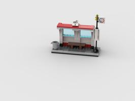 Набор LEGO MOC-24955 Shuttle Bus Stop