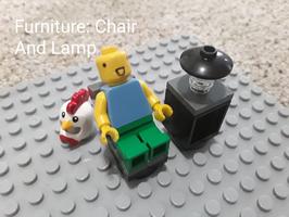 Набор LEGO Furniture: Chair And Lamp