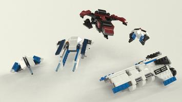 Набор LEGO MOC-28063 31091 Spaceships, alternate build