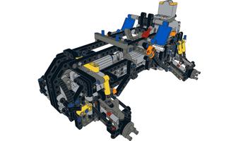 Набор LEGO MOC-28766 4x4 X-treme Off-Roader (42099) PF base
