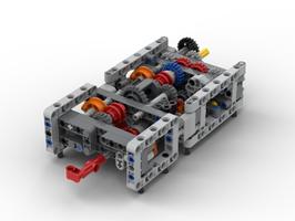Набор LEGO sequential gearbox 6 speeds + R + N