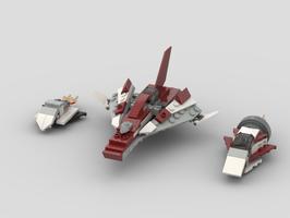 Набор LEGO Three Spaceships