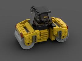 Набор LEGO Tandemvibrationswalze Tandem Roller Soil Compactor Construction Vehicle