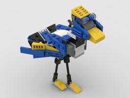 Набор LEGO MOC-29510 31087 Blue Running Bird