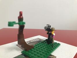 Набор LEGO Minifig Scale Camera Tripod