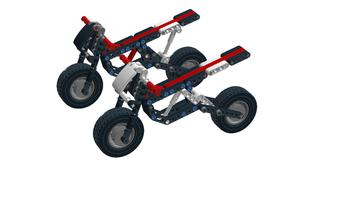 Набор LEGO MOC-29977 Freestyle motorcycle suspension add-ons