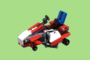 Набор LEGO MOC-30007 42092 Double Blade Lawn Mower