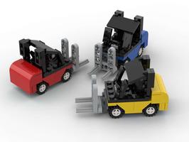 Набор LEGO MOC-30194 Forklift - minifig scale