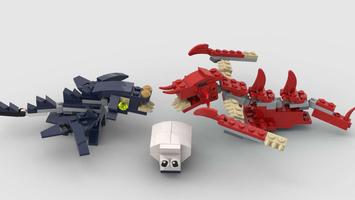 Набор LEGO MOC-30233 31088 Dragon Fight