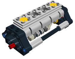 Набор LEGO MOC-30782 Piston engine inline four