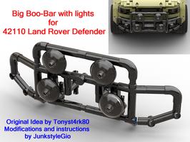 Набор LEGO MOC-31290 Big Boo-Bar with lights for Defender