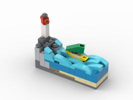 Набор LEGO MOC-32244 Stormy Sea