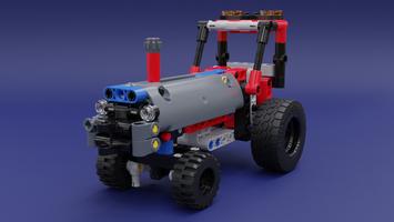 Набор LEGO MOC-32262 [Free PDF] 42084 Tractor