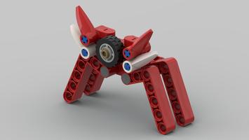 Набор LEGO MOC-33033 Red Technic Monster