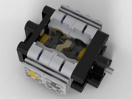 Набор LEGO MOC-33398 Piston Engine Flat Four