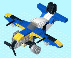 Набор LEGO MOC-33629 31087 War Plane
