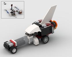 Набор LEGO MOC-33860 31091 - Drag Race - Modern Dragster