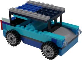 Набор LEGO MOC-34017 10696 50s sedan